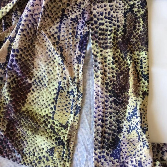 ASOS animal snake print midi dress - Picture 4 of 6